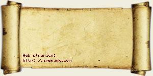 Anđela Pejović vizit kartica